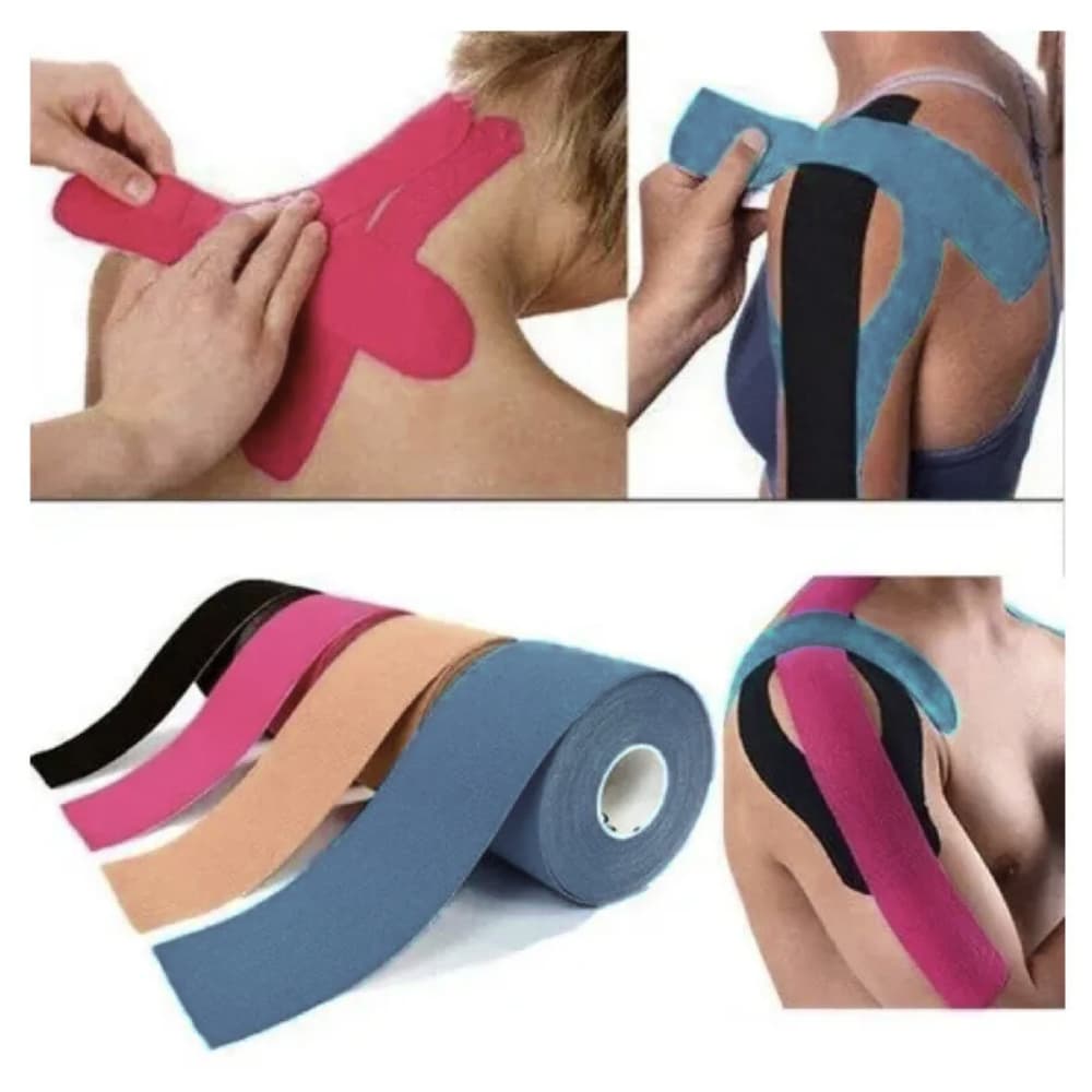 Fita Bandagem Kinesio Adesiva Elástica Funcional Atadura Original