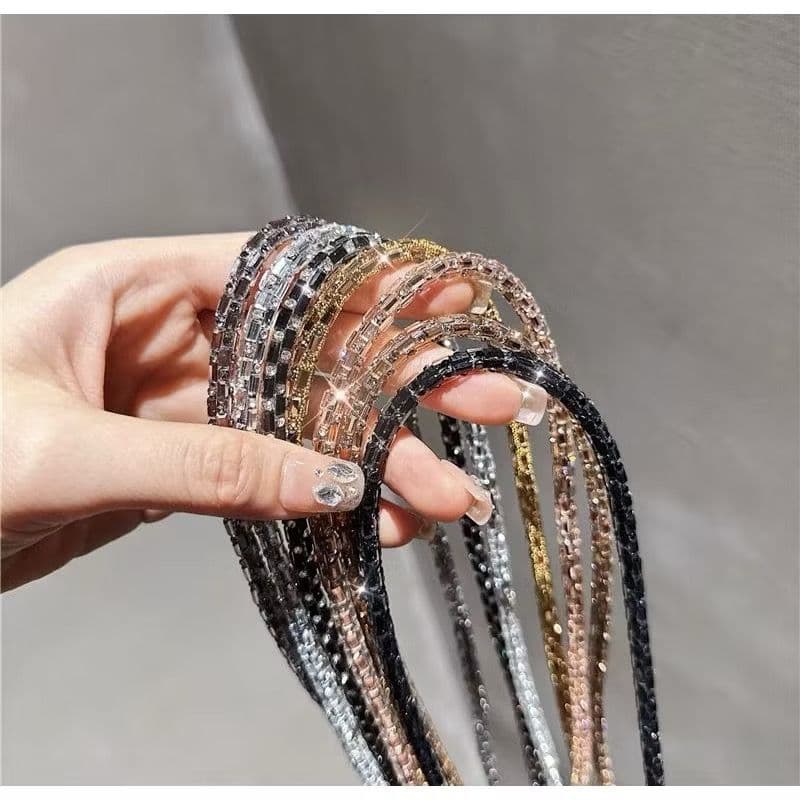 Cordão De Telefone De Strass SUHU , Corda Anti-Perda Brilhante De Cristal , Chaveiros De Ornamentos Pendurados Brilhante