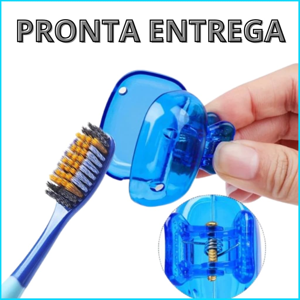 Capas Protetoras  de 1 a 6 pcs para escovas de dente (Universal, serve em Elétrica)