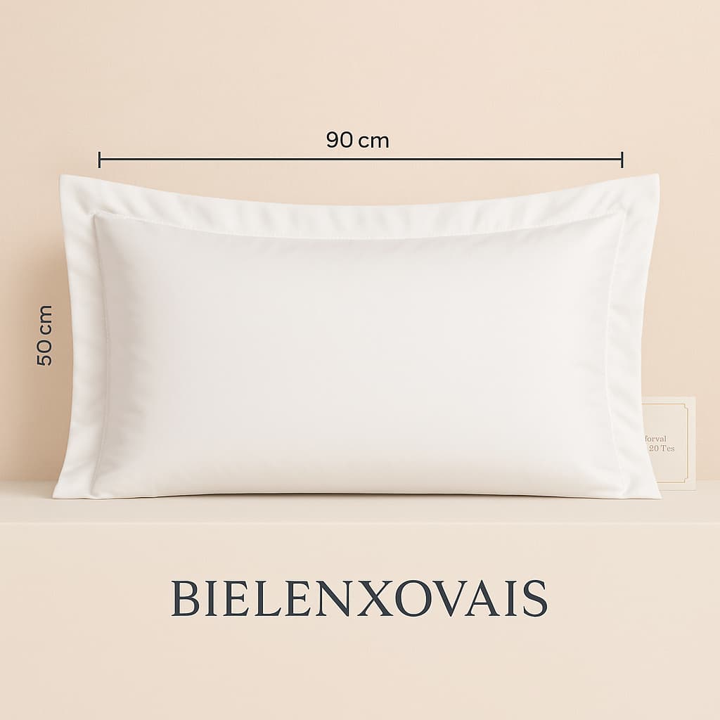 Kit 02 Fronhas para Travesseiro King 90x50 com Abas Americana Percal 400 Fios Extra Macio super luxo