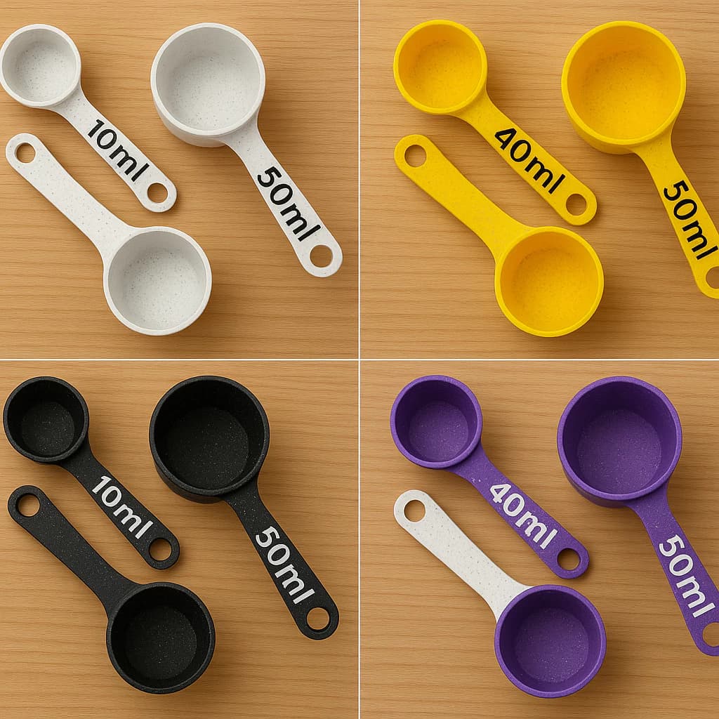 Kit Xicará Medidora Premium – 10ml, 25ml, 40ml, 50ml e 100ml