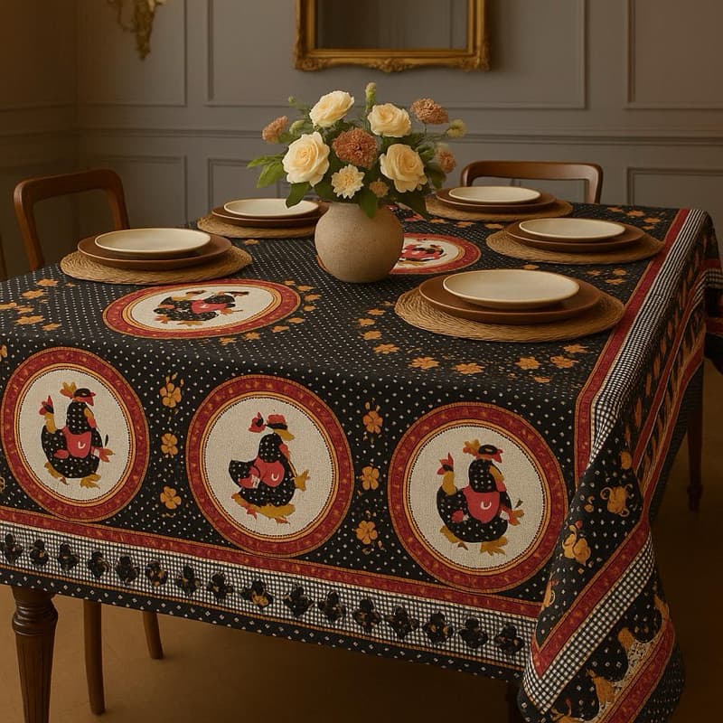 Toalha de Mesa Plástica PVC Térmica Libanês 2 4 6 8 e 10 Lugares  Impermeável