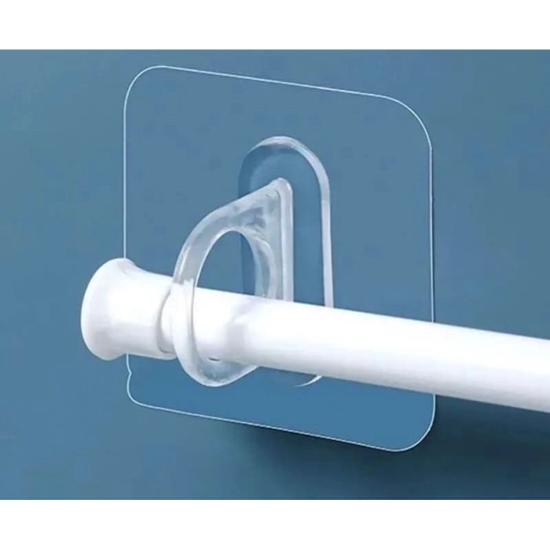 Kit com 4 Ganchos  Suporte e Gancho Para Cabide/Varão/Auto-Adesivo/Sem Furar/Acessórios De Banheiro/Cozinha