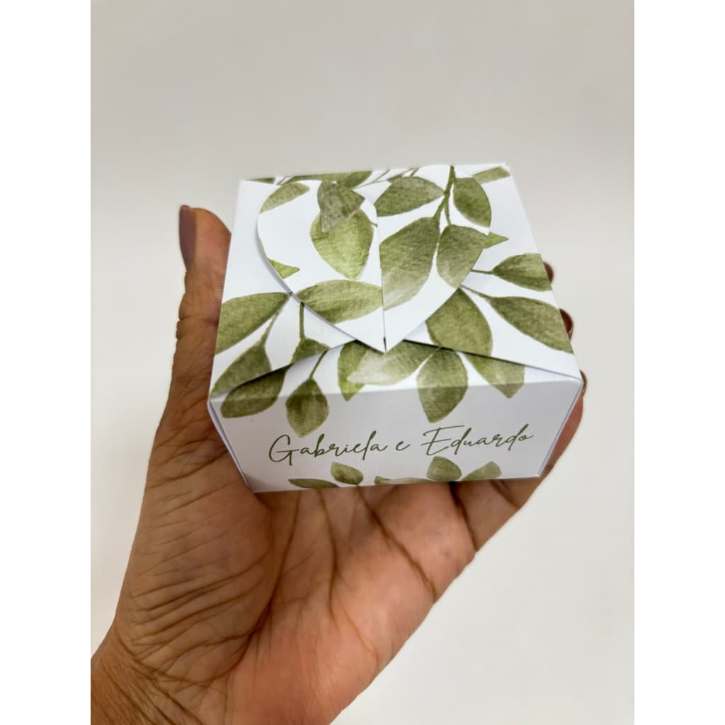 Caixa para Bem-casado Brownie  Bombom 7x7x4