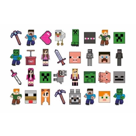 64 TATUAGENS TEMPORÁRIAS INFANTIS BLOCOS APROVADAS PELO INMETRO