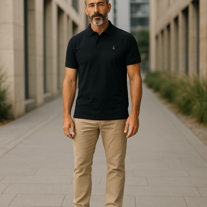 Camisa Polo Malha Peruana