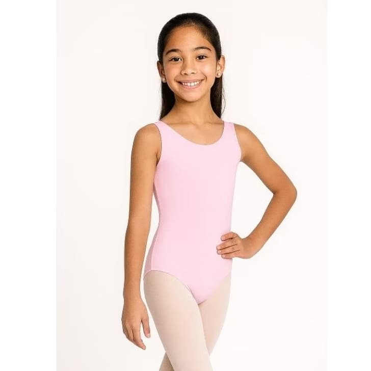 Collant para o Ballet e Jazz regata (INFANTIL) em Suplex