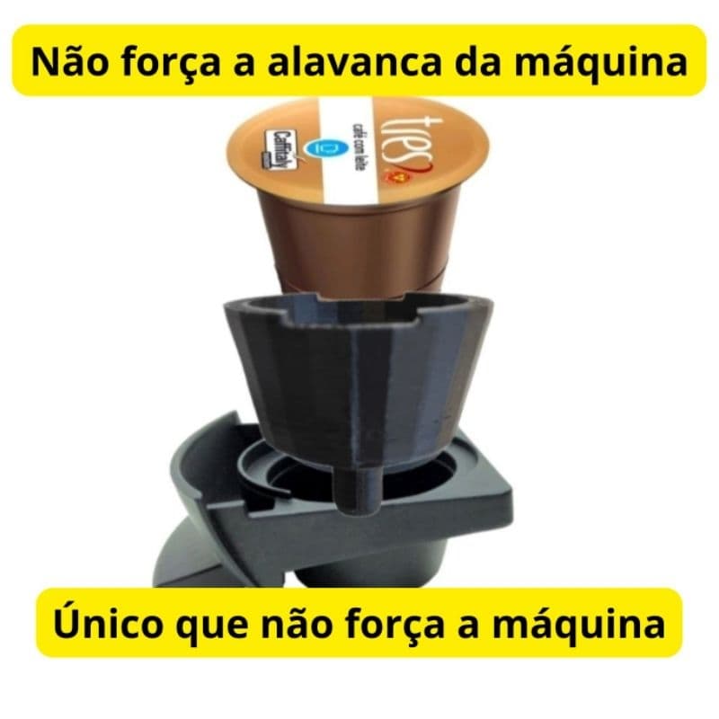 Adaptador Cápsulas 3 Corações para Cafeteira Dolce Gusto - COM FURADOR