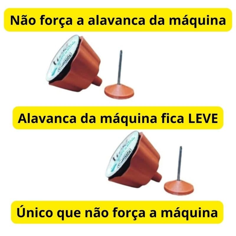 Kit 2 Adaptador Cápsula 3 Corações Cafeteira Dolce Gusto Cor Vermelha