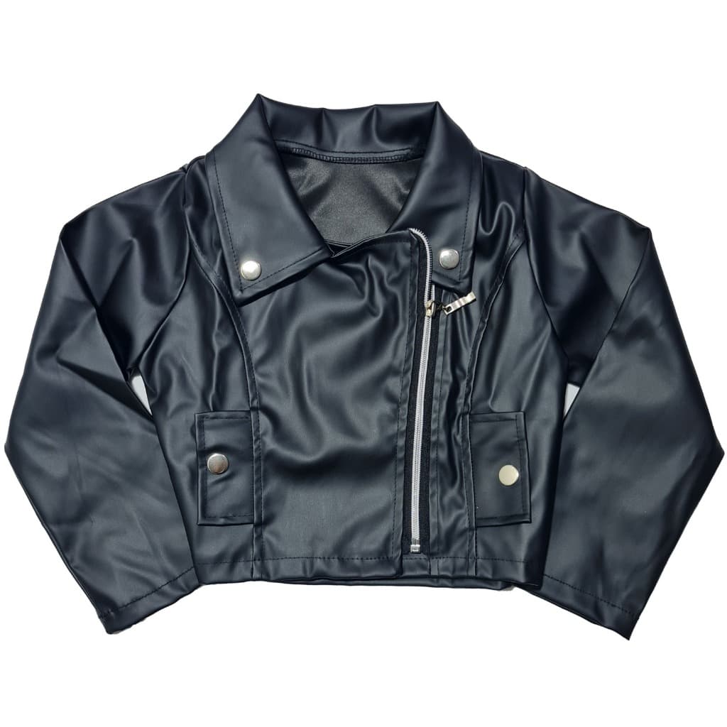 Jaqueta Infantil Meninas Courino Moda Pequenas Estilo Diva CMKids