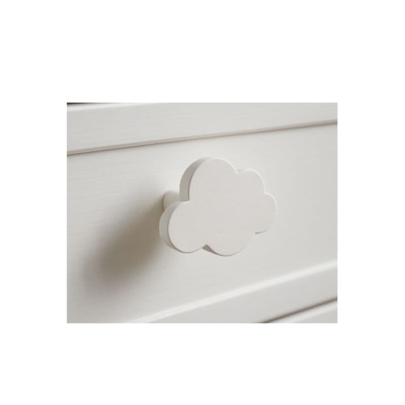 Puxador Infantil Nuvem kit com 4 Puxador Quarto Criança