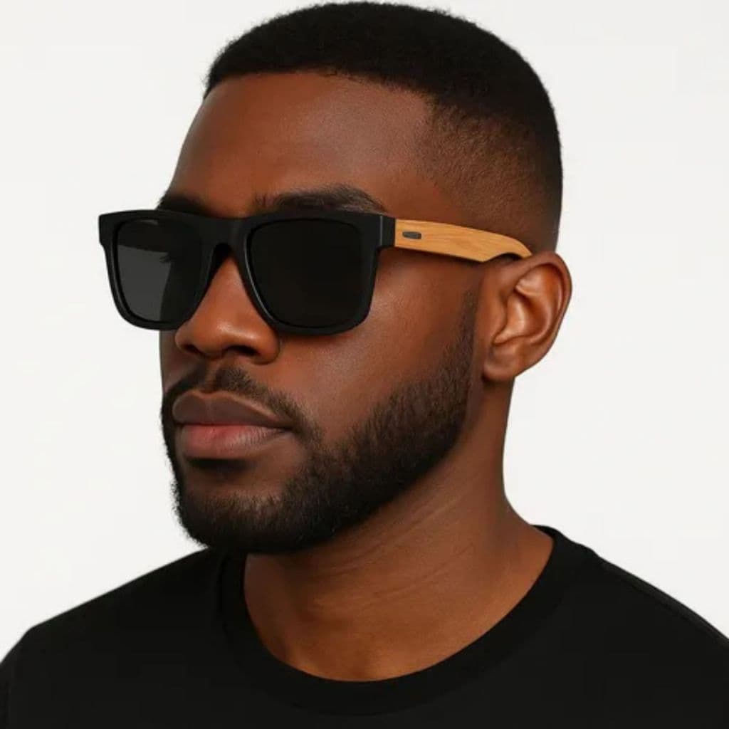 Óculos Solar Bambu Com Proteção UV400