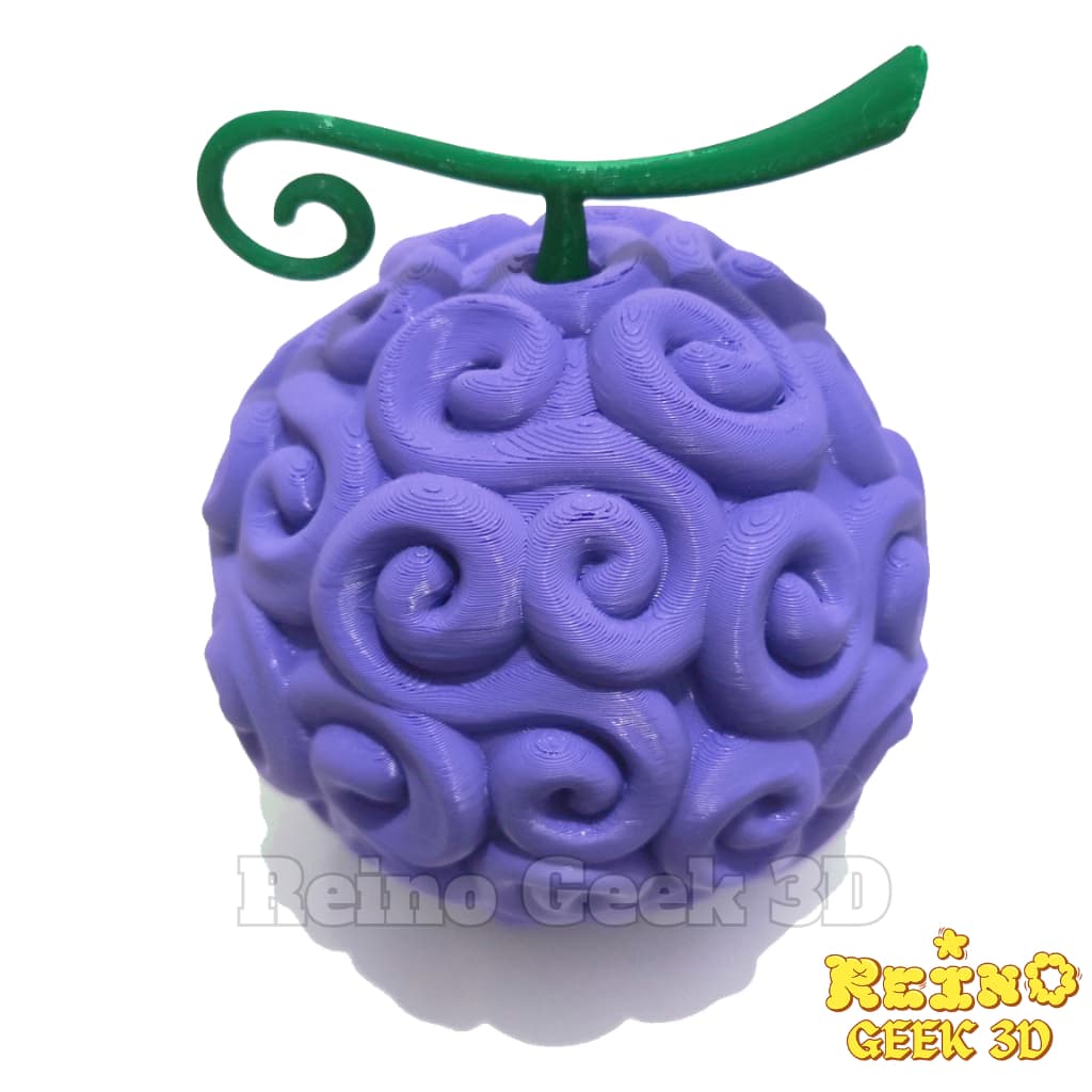 Akuma No Mi - Gomu Gomu em PLA fruta do Luffy 12CM  - One Piece