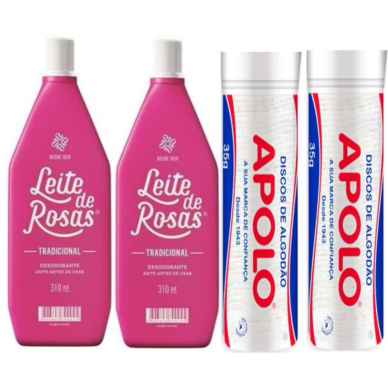 Leite de Rosas + Algodão Apolo em Disco