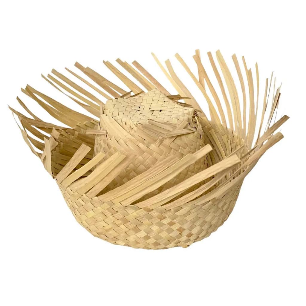 KIT 5 Chapeus de Palha Desfiado Festa Junina Julina