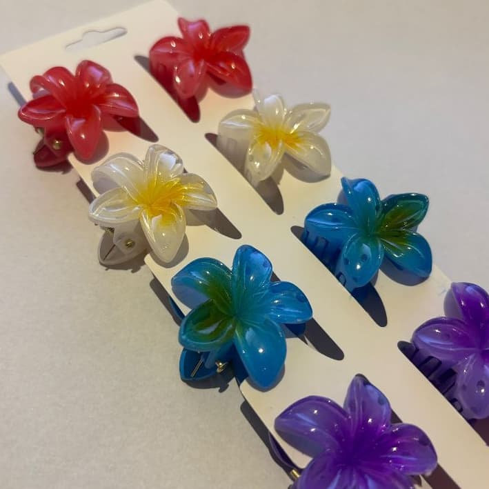 Kit 12/24/36 Peças Grampos piranha De Cabelo Flor De Feriado De Praia Barrettes/3cm/4cm