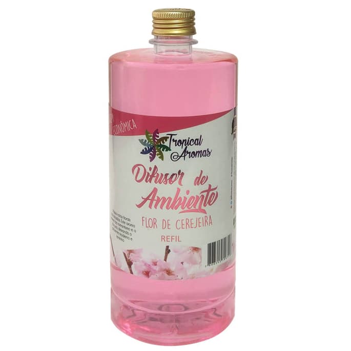 Refil Difusor de Ambiente Aromático Flor de Cerejeira 1L Tropical Aromas