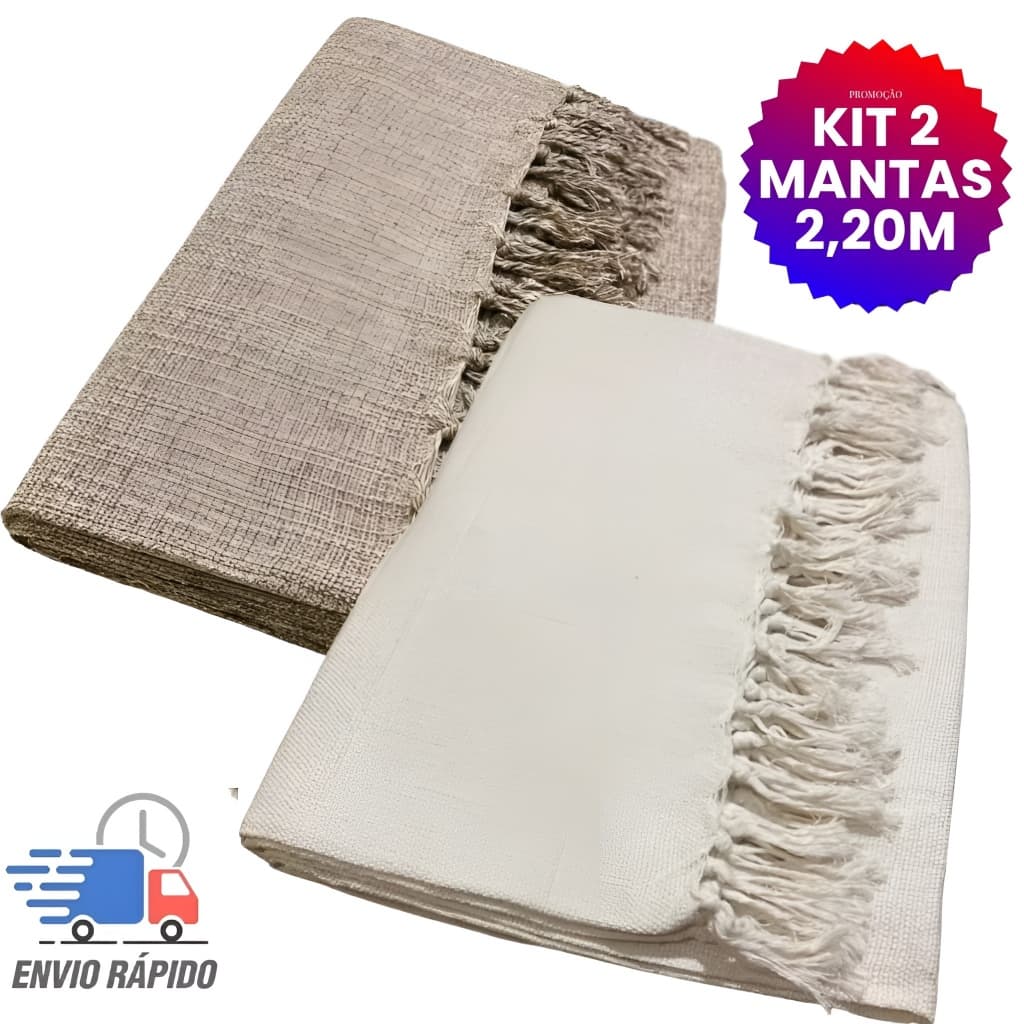 KIT 2 MANTAS PARA SOFÁ CAMA GIGANTE LUXO  PROTETORAS  DECORATIVAS