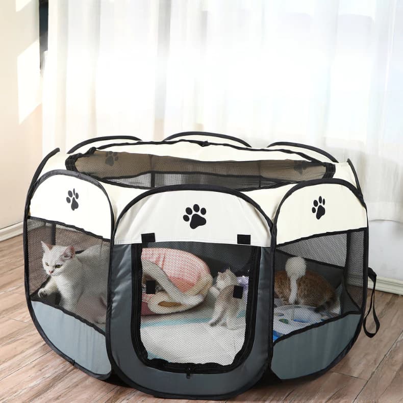 MIW Casinha Para Pets Gatos Grande Dobrável Portátil Fácil armazenamento