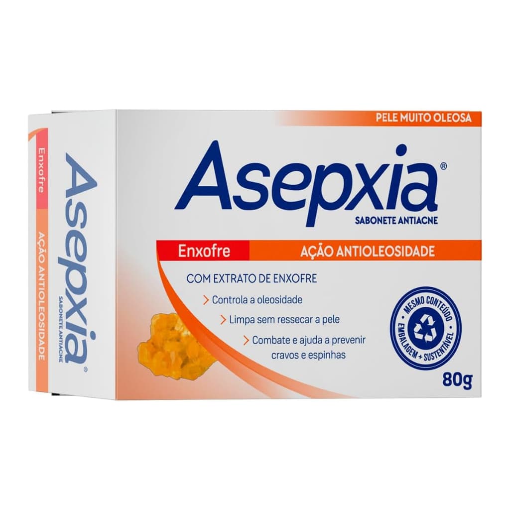 Sabonete Em Barra Asepxia Enxofre 80g