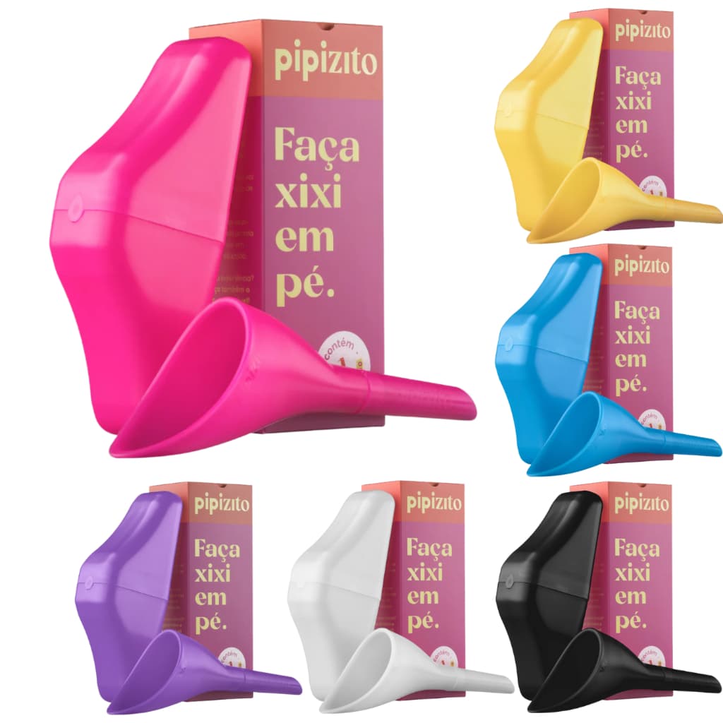 Pipizito Funil Urinário Reutilizável Escolha a Cor