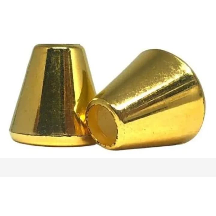 200 Ponteiras Sino Para Roupa e Artesanato Abs Dourada