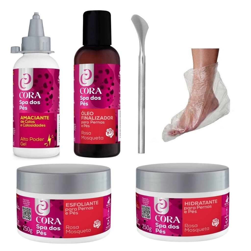 Calox Gel, Óleo Finalizador, Lixapéx e Pémax Rosa Mosqueta +222 +10 Botas SPA
