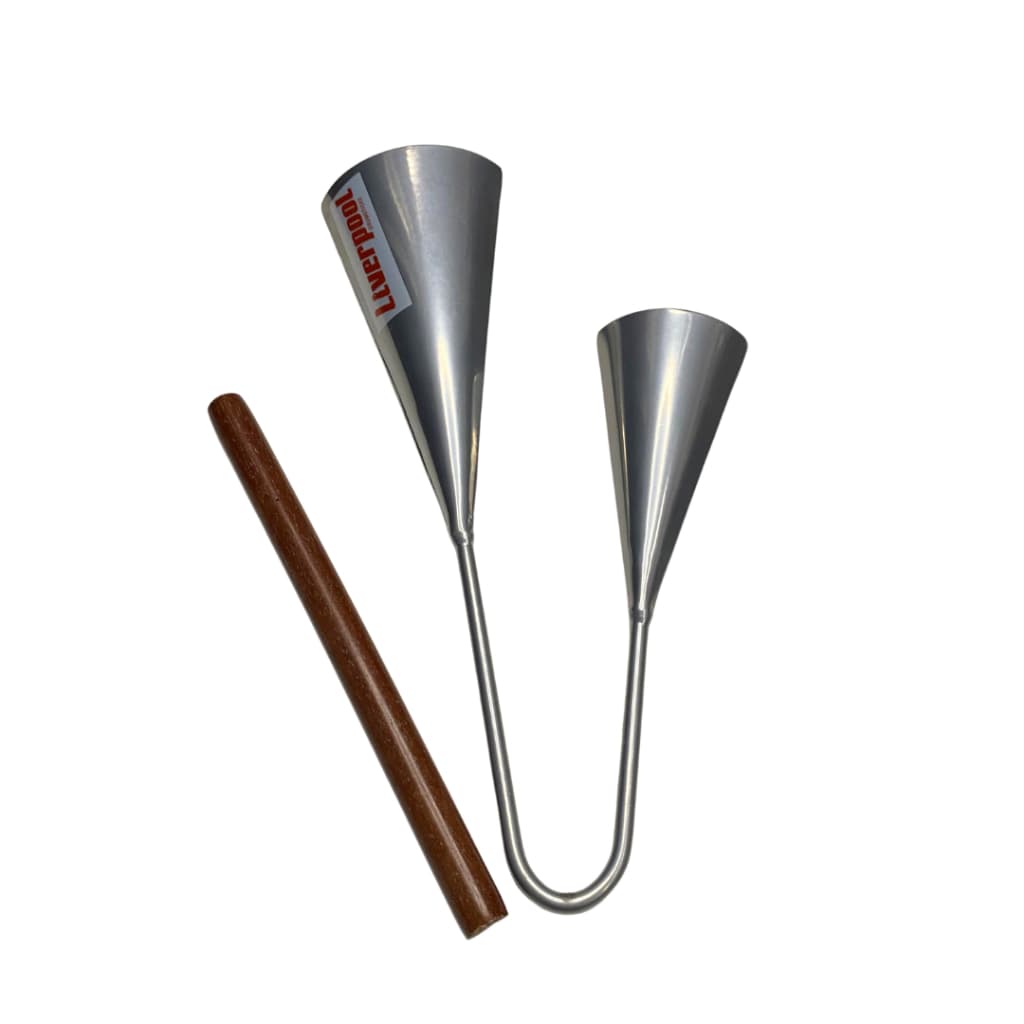 Agogô Duplo Grande Liverpool - Prata