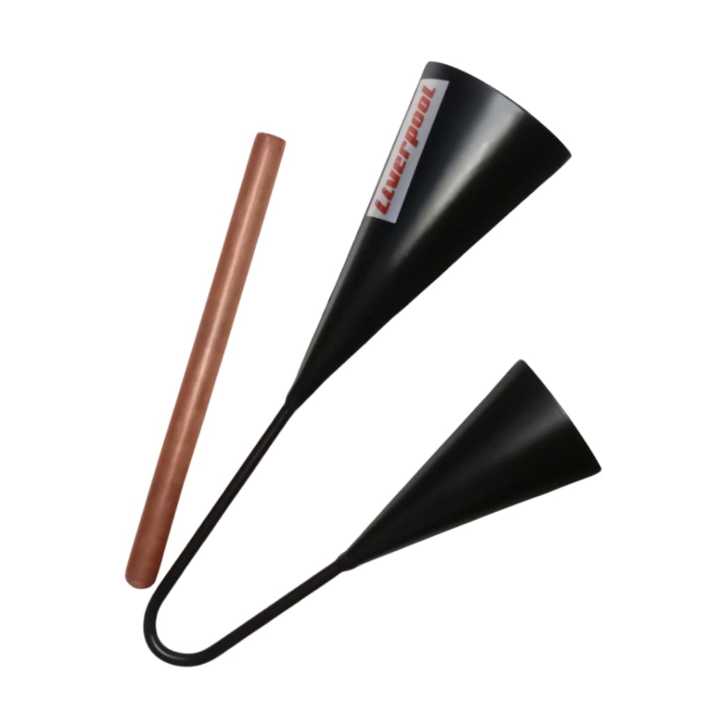 Agogô Duplo Grande Preto Liverpool