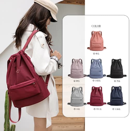 Bolsa Mochila Saco Saquinho Academia Impermeável Resistente ref: 226/826