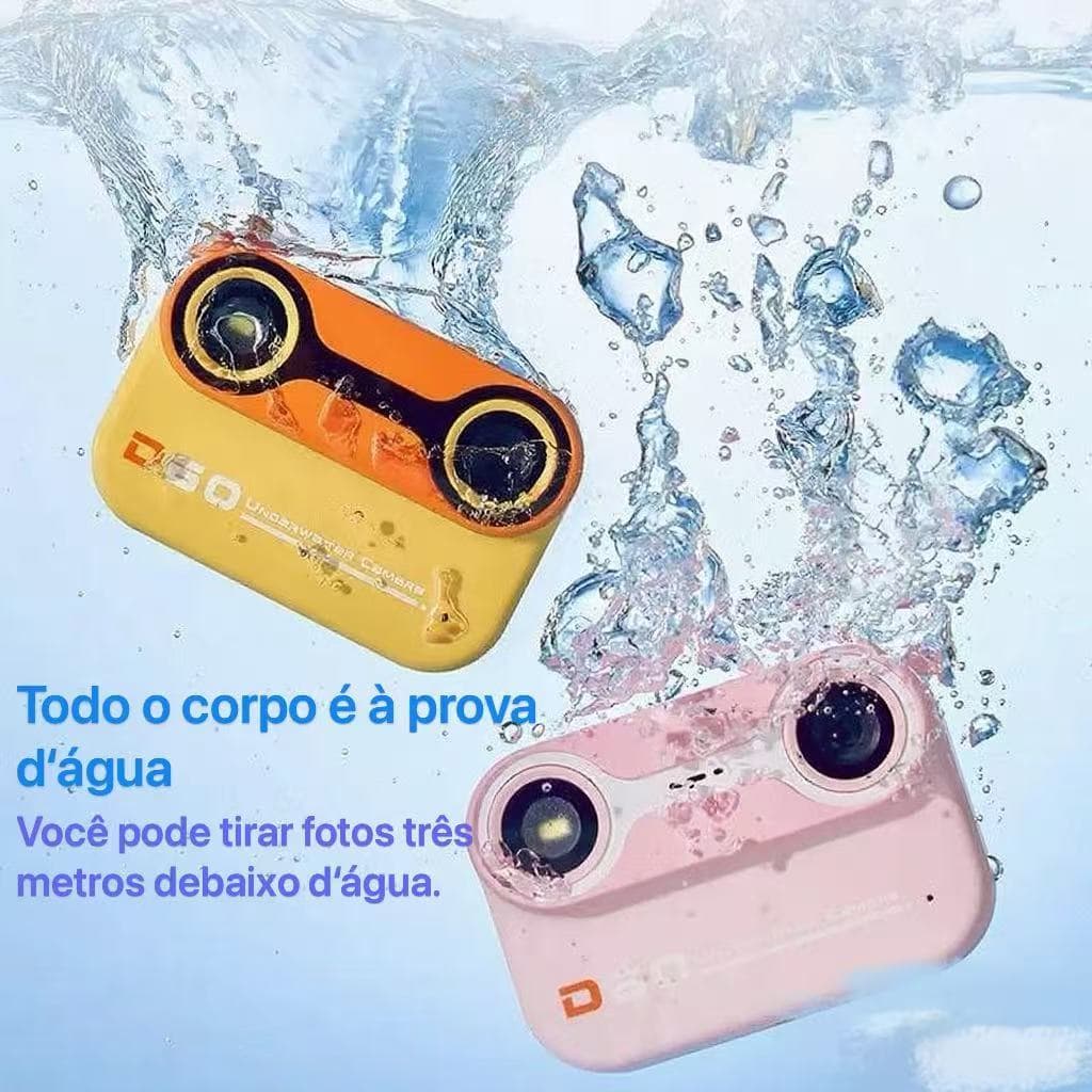Câmera à prova d'água para crianças