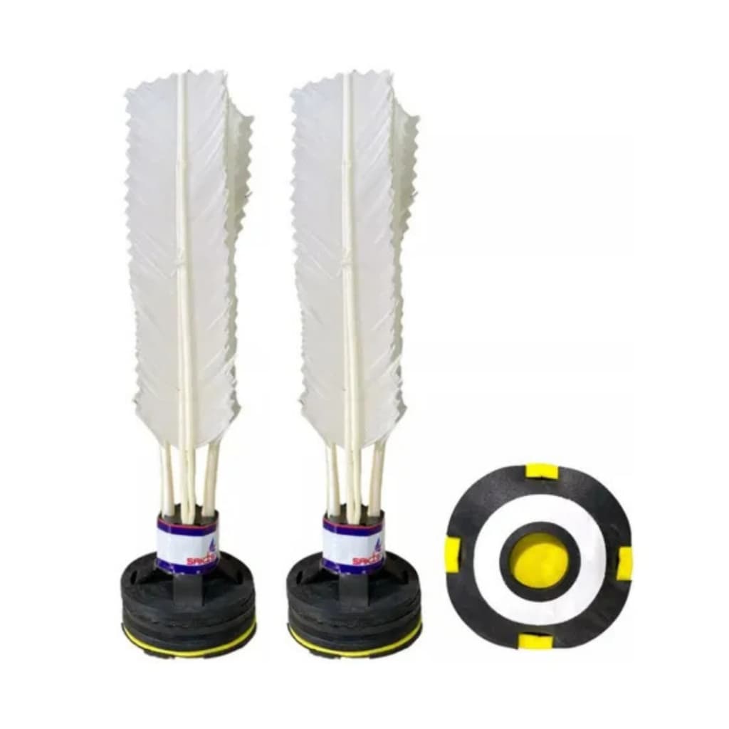 Kit 2 Peteca Oficial Super Profissional Refletiva Noturna