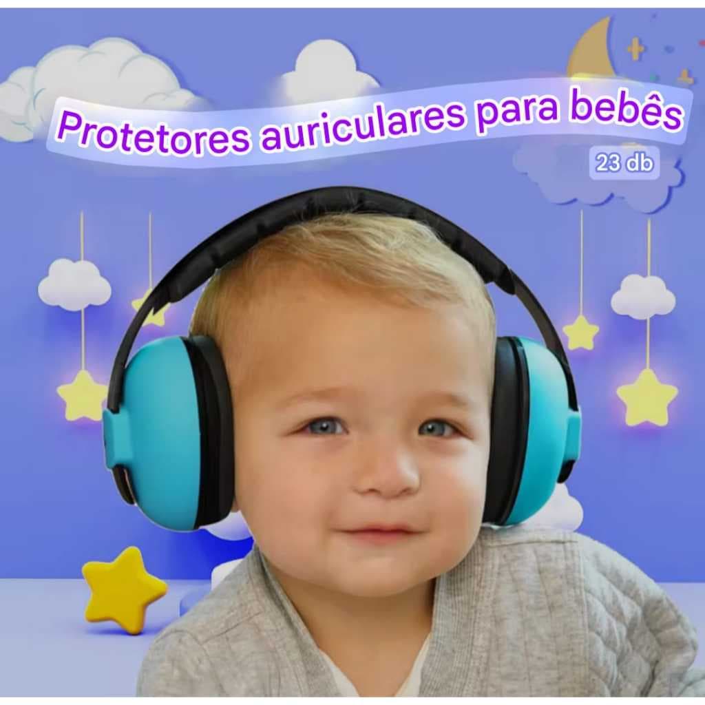 Proteção auditiva para Bebês e Crianças pequenas, protetores de ouvido com redução de ruido.