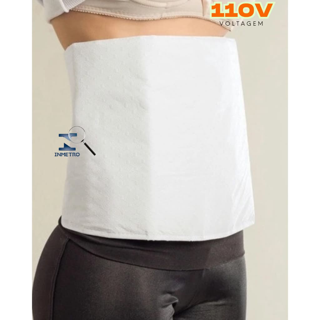 CINTA TÉRMICA ELÉTRICA 110V ABDOMINAL MODELADORA REDUTORA MEDIDAS EMAGRECIMENTO FLACIDEZ CELULITE