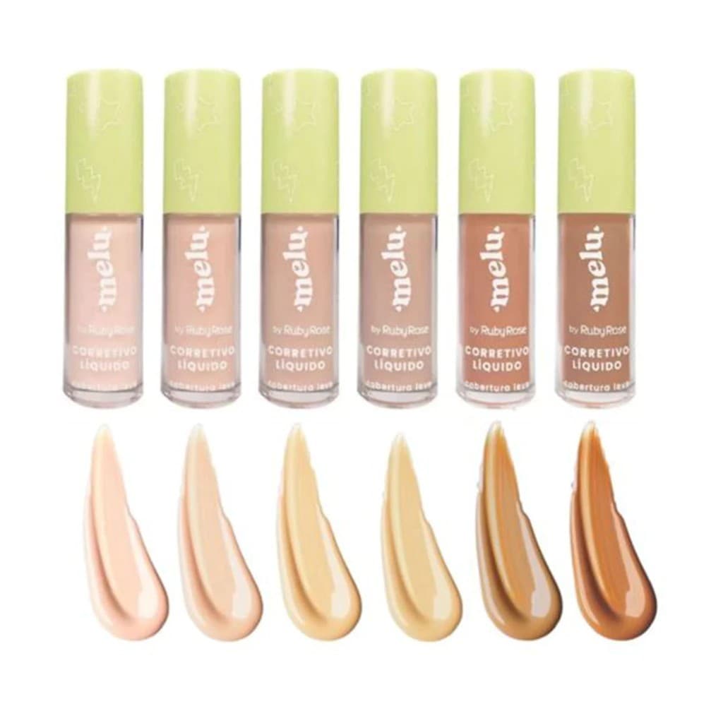 Corretivo Líquido Cobertura Leve MELU BY RUBY ROSE