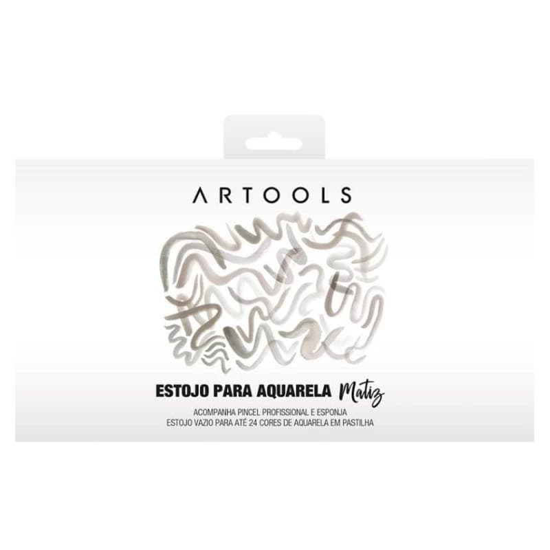 Estojo Personalizável Para Até 24 Cores de Aquarela em Pastilha Matiz - Artools
