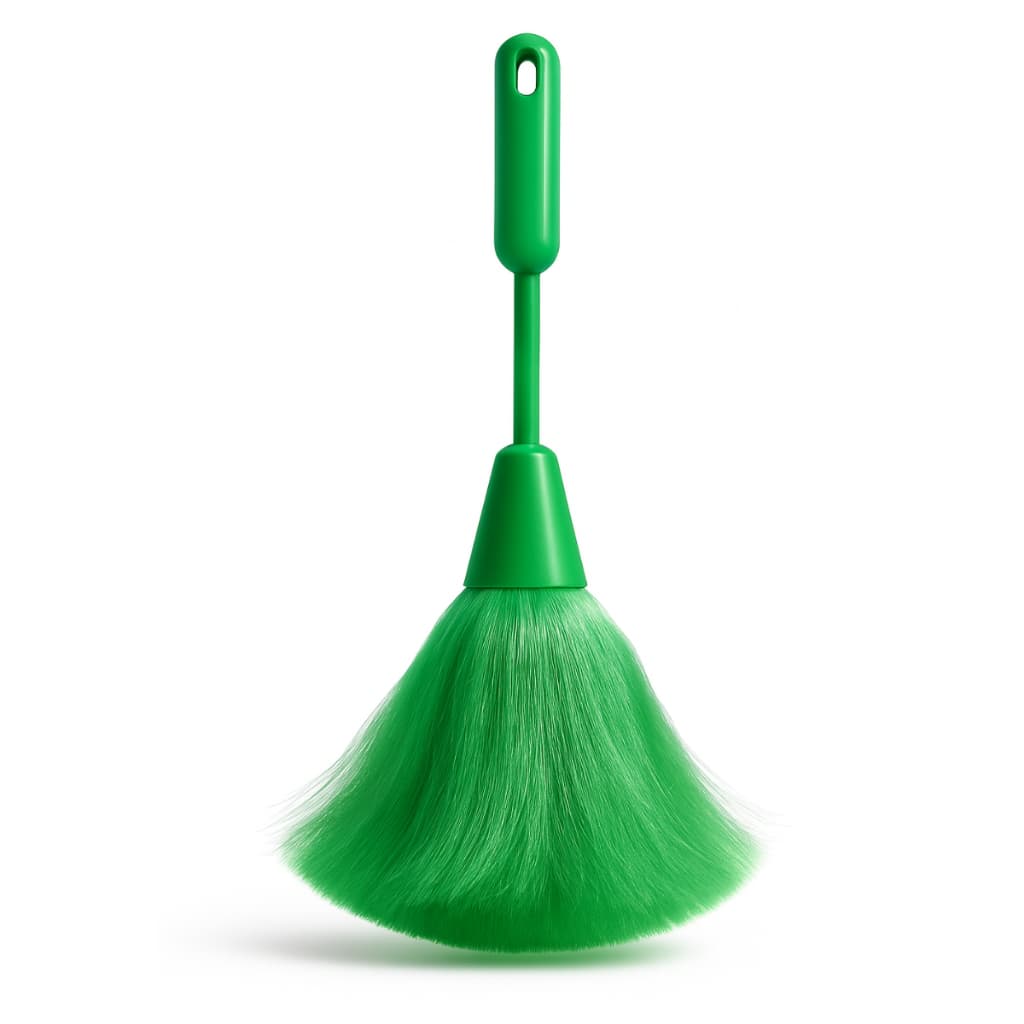 Espanador De Nylon Sintetico CB Plástico Max Clean Verde