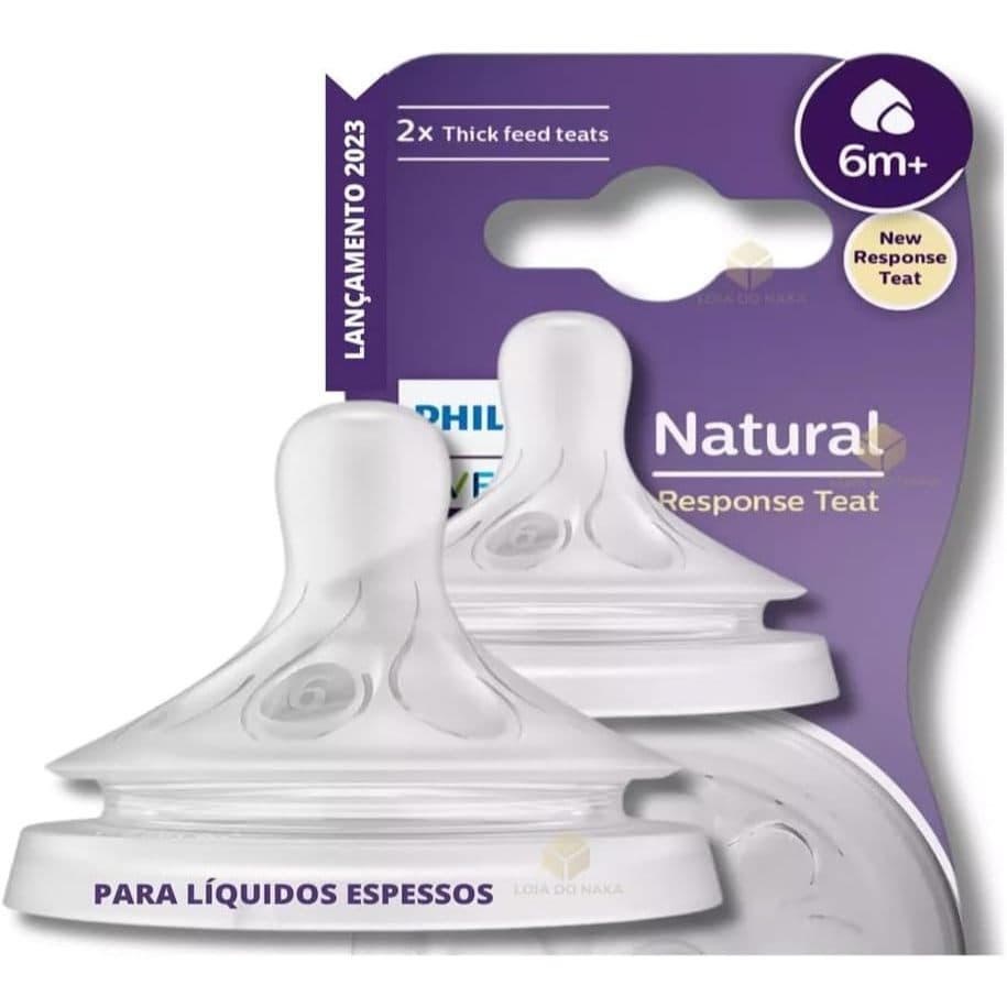 Bico Mamadeira Avent Pétala 3.0 T6 6m+ Líquidos Espessos ENVIO IMEDIATO NOTA FISCAL