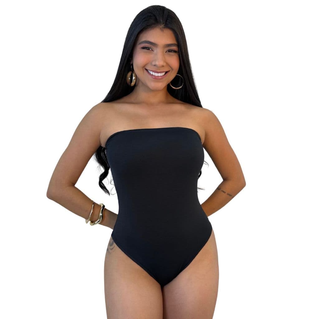 Body Casual Malha Suplex Tamanho Único Básico Confortável Tomara Que Caia