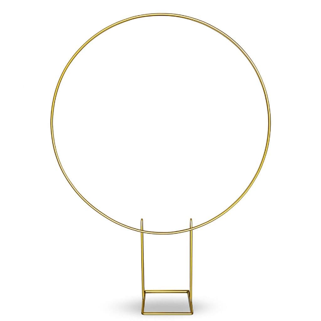 Estrutura Arco Redondo 1,50m Desmontável Ferro Reforçado Regulável para Festas e Decoração Bexigas