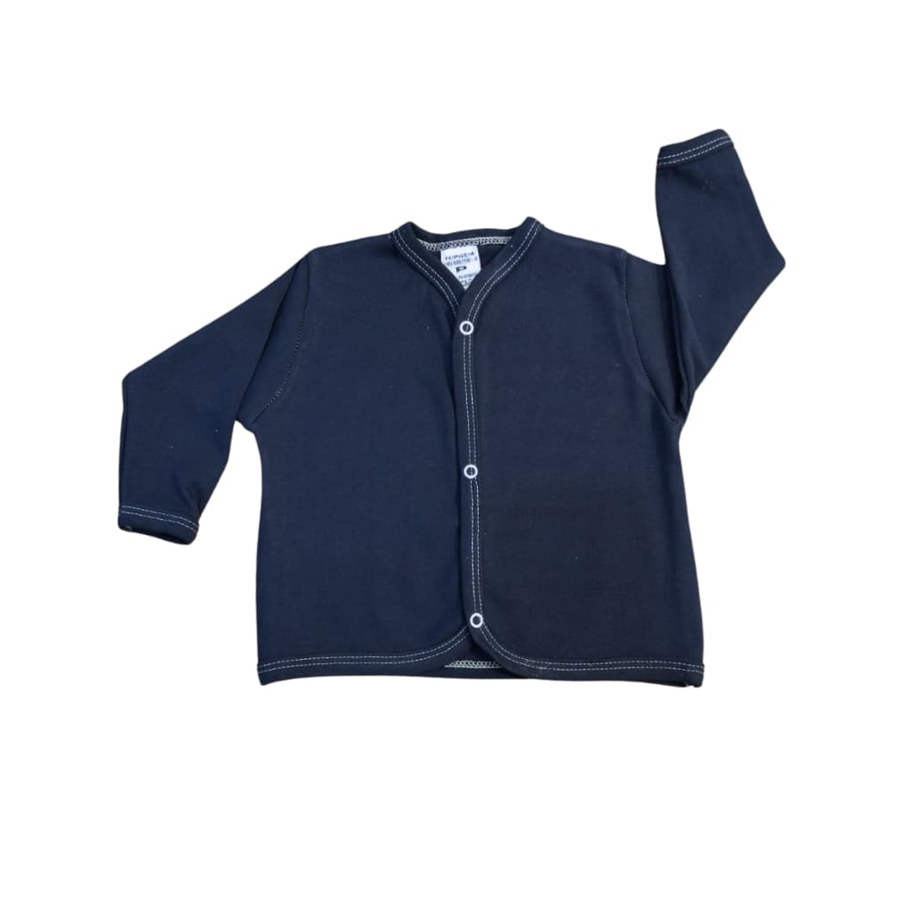 Casaquinho liso suedine para bebês