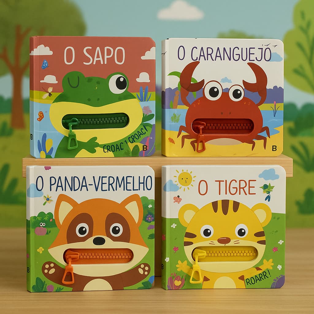 Coleção Que Som é esse?: Livros Educativos com Zíper para Coordenação Motora e Experiência Sensorial