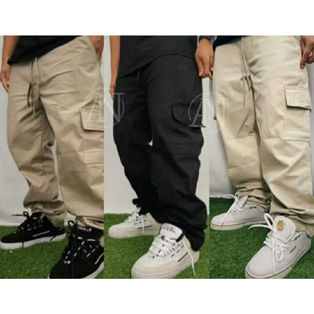 Calça Cargo Unissex Masculina e Feminina | Estilo Streetwear | Bolsos Laterais | Confortável e Moderna I Calça Urbana