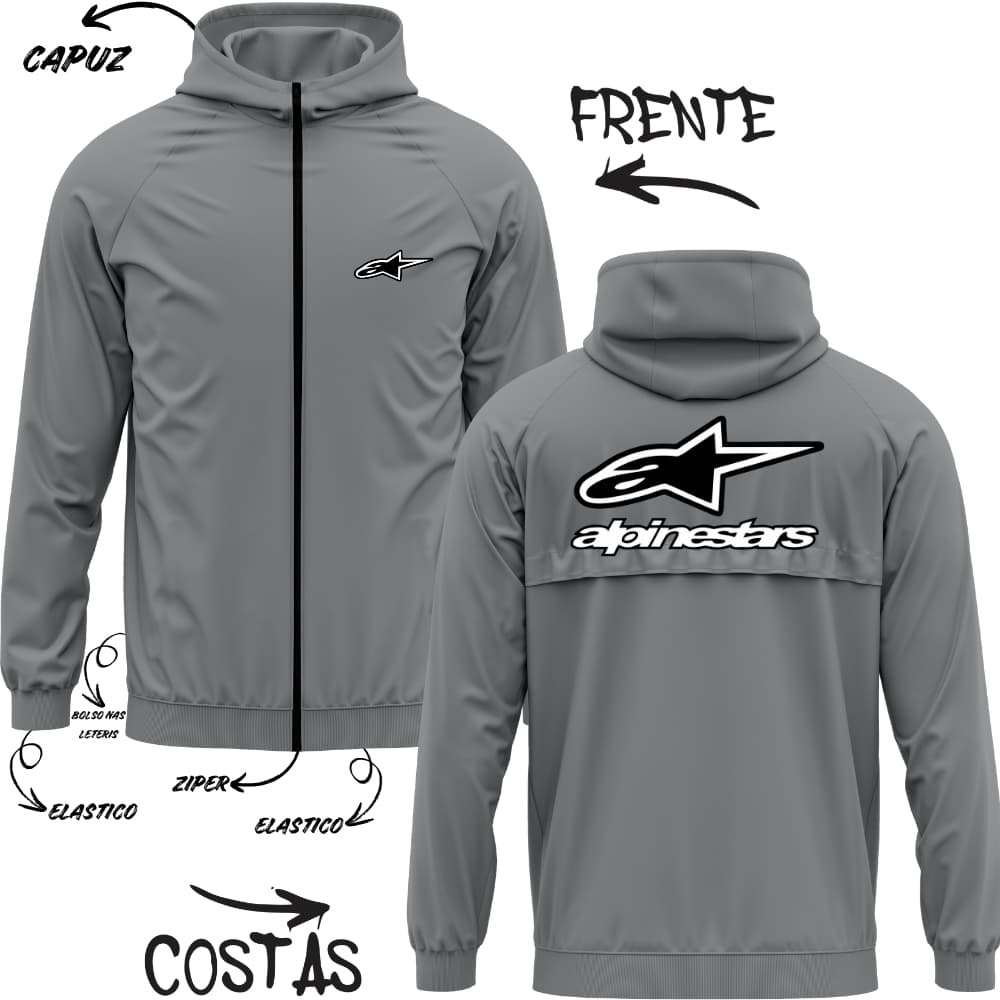 Corta Vento Unissex Blusa De Frio Motoqueiro Jaquetas Casaco FX Moto Lançamento Manga Longa Capuz