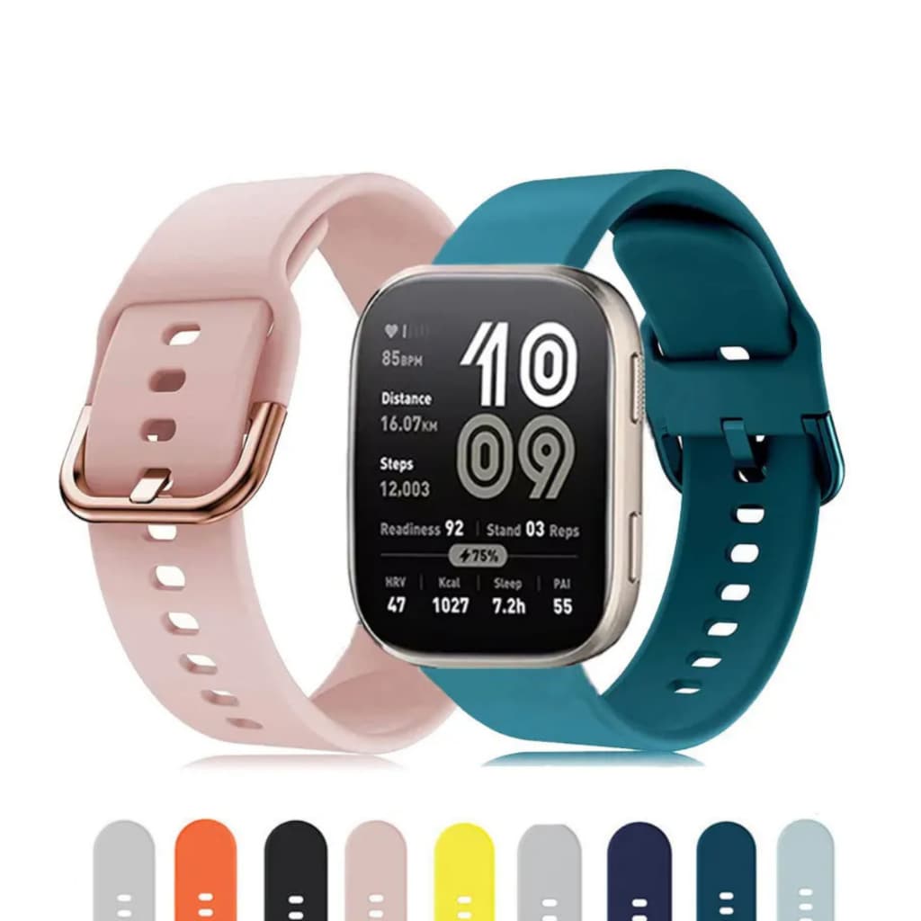 Pulseira de Silicone para Amazfit Bip 6 Bip 5