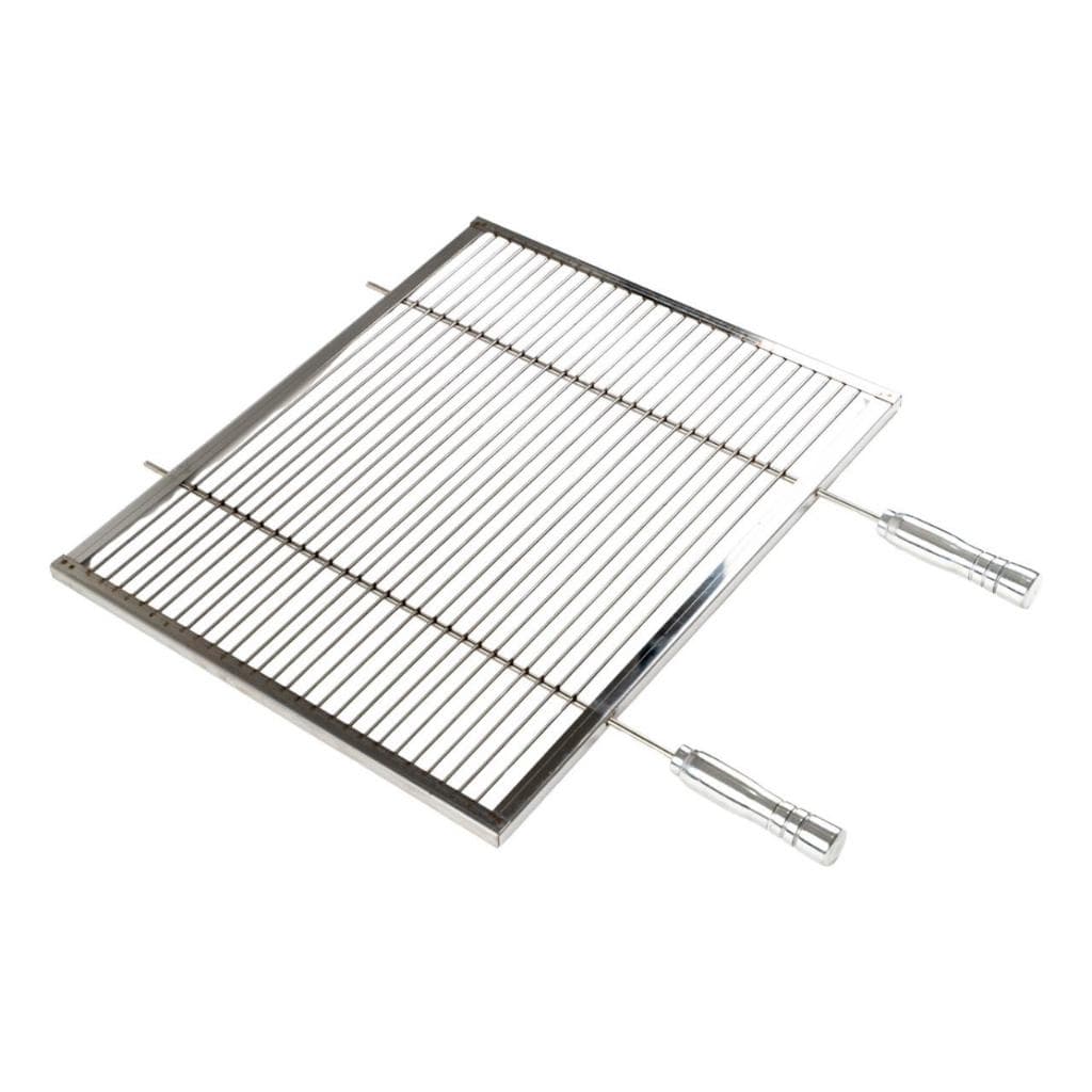 Grelha premium uruguaia/aramada inox redondo reforçada de 30 a 65cm