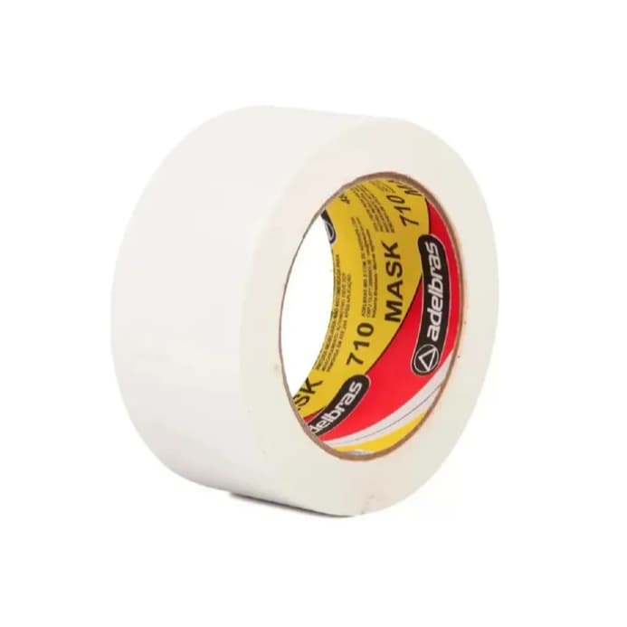 Fita Crepe fina larga para pintura e multiuso 18x50m 24x50m 48x50m