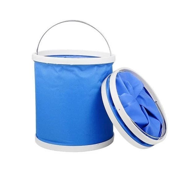 Balde Dobrável Água Retrátil Dobrável Camping Pesca
