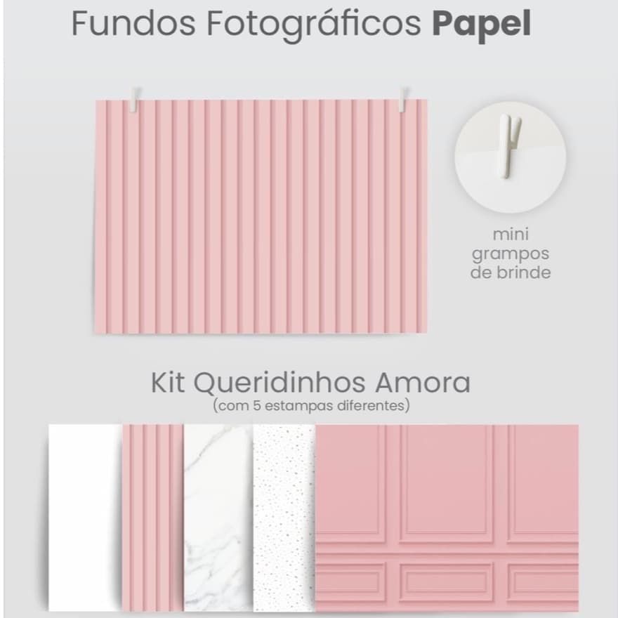5 FUNDOS FOTOGRAFICOS DE PAPEL **LANÇAMENTO**