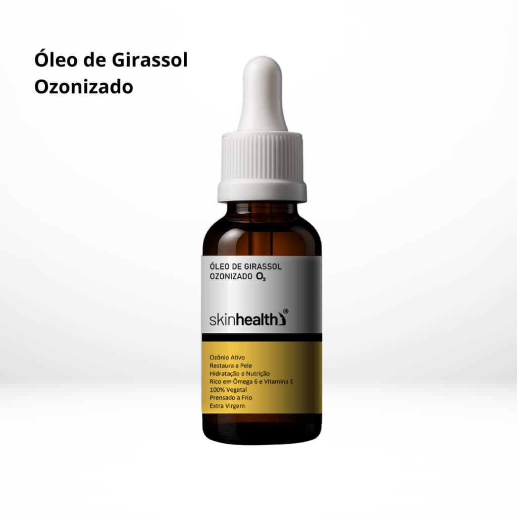 Óleo Girassol De Ozônio 30ml Concentrado Para Manchas Acnes e Espinhas